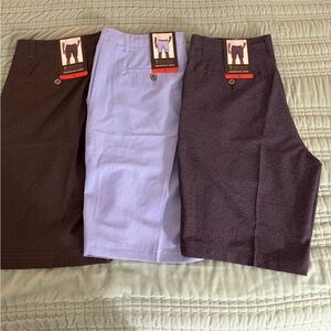 (Lot of 3) Pebble Beach Dry-Luxe Performance men's golf shorts
